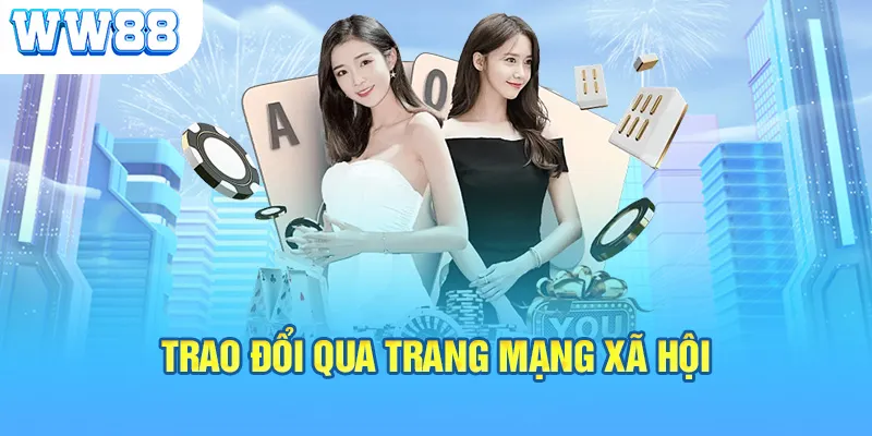 Trao đổi qua trang mạng xã hội